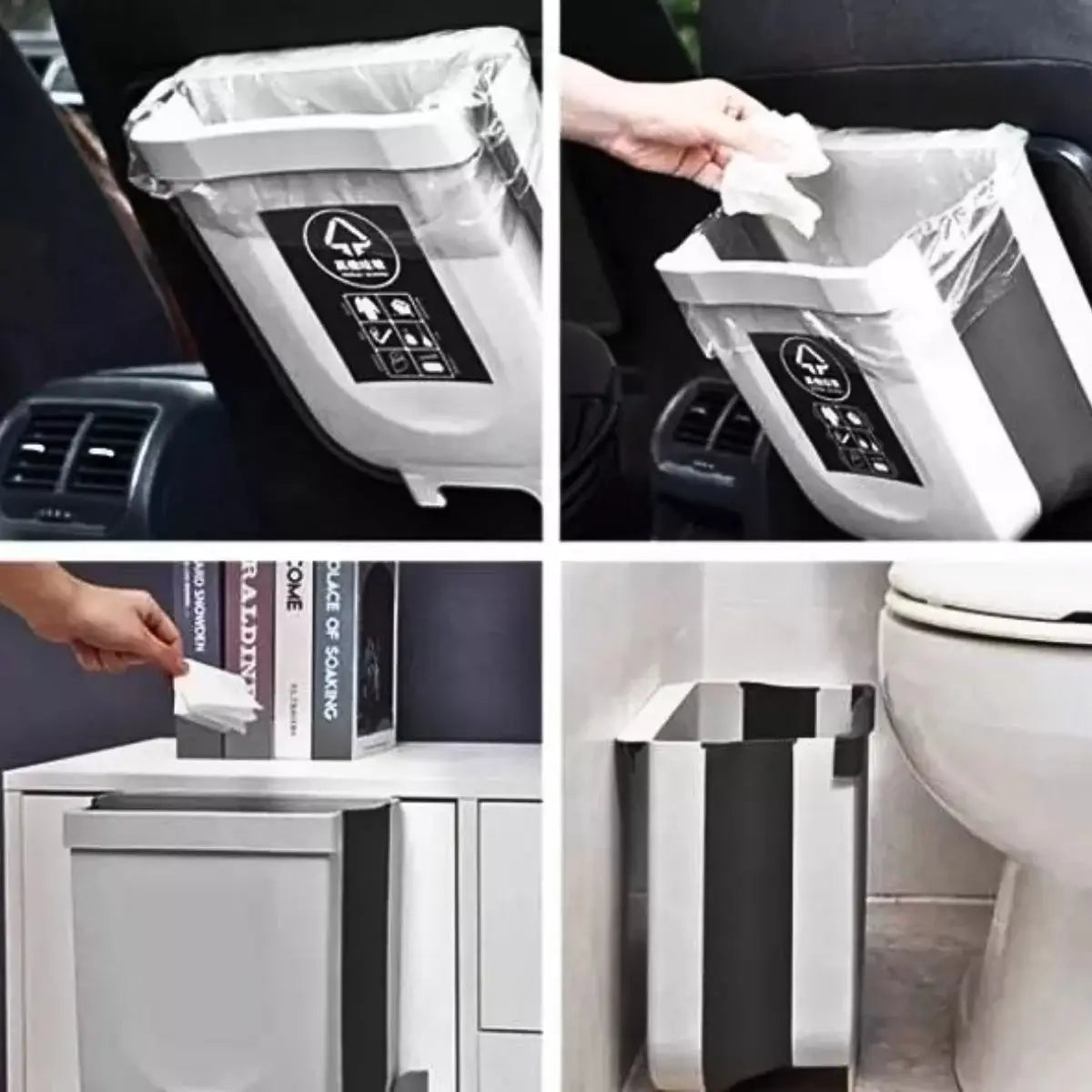 Lixeira Retrátil Dobrável Extensível